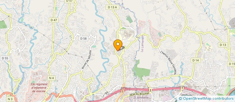 localisation de l'entreprise MADAME CHRISTIANE CATHERINE  FORT-DE-FRANCE