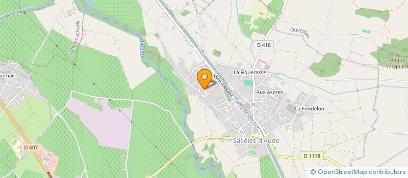 localisation de l'entreprise MADAME CHRISTIANE CAUMONT  SALLELES-D'AUDE