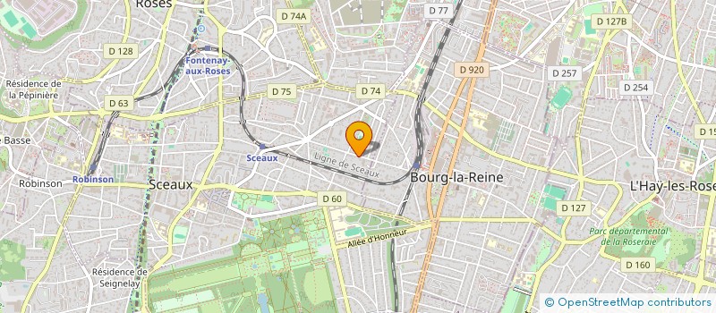 localisation de l'entreprise MADAME CHRISTIANE CECCALDI à SCEAUX