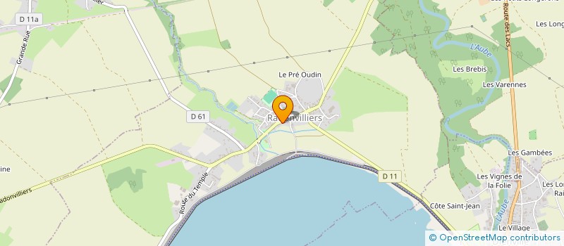 localisation de l'entreprise MADAME CHRISTIANE CHAFFRE  PRECY-NOTRE-DAME