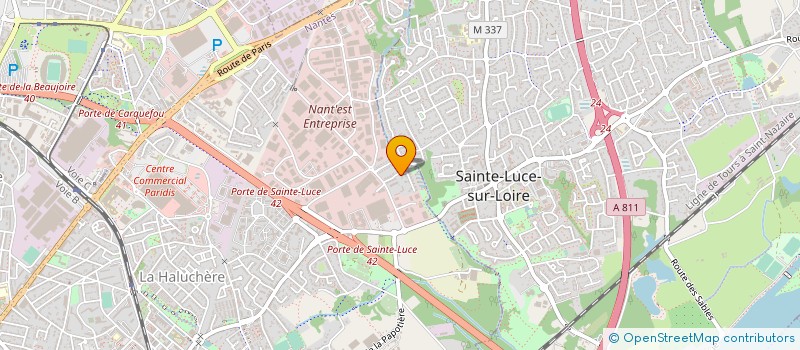 localisation de l'entreprise MADAME CHRISTIANE CHALOPIN à NANTES