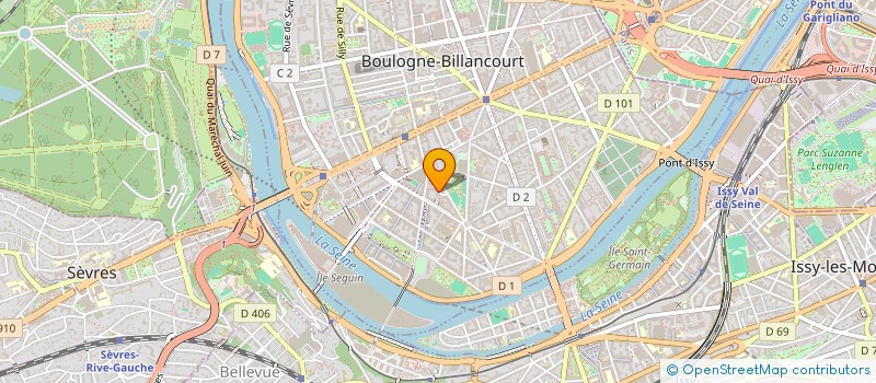 localisation de l'entreprise MADAME CHRISTIANE CHALOS à BOULOGNE-BILLANCOURT