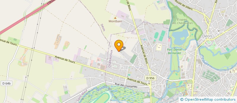 localisation de l'entreprise MADAME CHRISTIANE CHAMAYOU à CHATEAUROUX