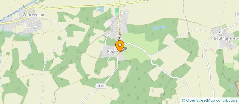 localisation de l'entreprise MADAME CHRISTIANE CHARLES  ROUCY