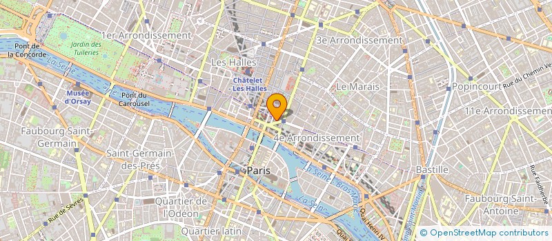 localisation de l'entreprise MADAME CHRISTIANE CHASTREIX  PARIS