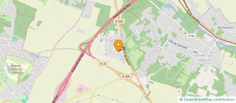 localisation de l'entreprise MADAME CHRISTIANE CHATCHOUA  COUTEVROULT