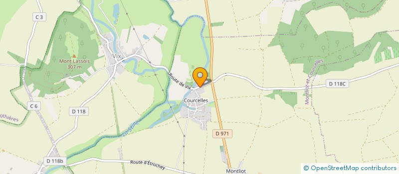 localisation de l'entreprise MADAME CHRISTIANE CHATENET  MONTLIOT-ET-COURCELLES