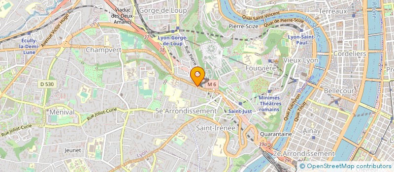 localisation de l'entreprise MADAME CHRISTIANE CHAURAND  LYON