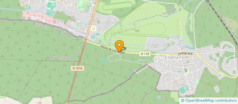 localisation de l'entreprise MADAME CHRISTIANE CHAUSSE  COYE-LA-FORET