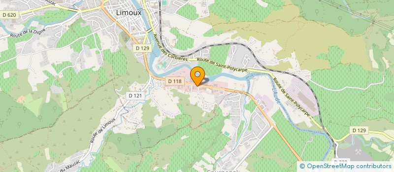 localisation de l'entreprise MADAME CHRISTIANE CHAUVET à LIMOUX