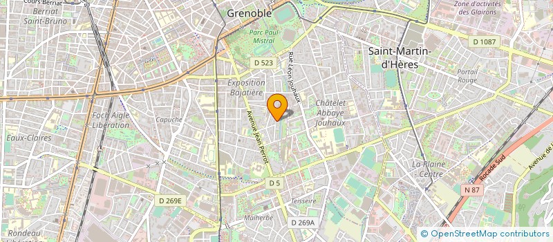 localisation de l'entreprise MADAME CHRISTIANE CHAVANNE à GRENOBLE