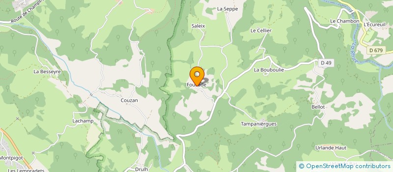 localisation de l'entreprise MADAME CHRISTIANE CHENOUX à ANTIGNAC