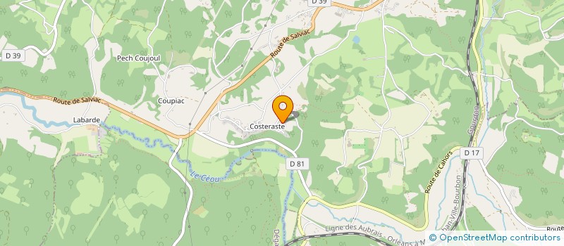 localisation de l'entreprise MADAME CHRISTIANE CLARY  SAINT-CIRQ-SOUILLAGUET