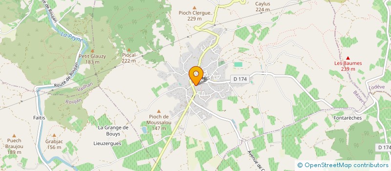 localisation de l'entreprise MADAME CHRISTIANE CLERGUE  NEFFIES