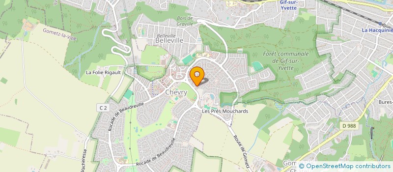 localisation de l'entreprise MADAME CHRISTIANE COIRAULT-RABASSE  GIF-SUR-YVETTE