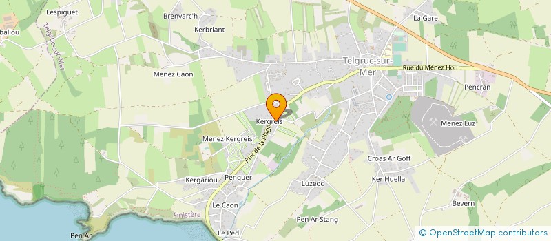 localisation de l'entreprise MADAME CHRISTIANE COLIN  TELGRUC-SUR-MER