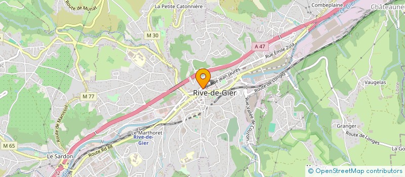 localisation de l'entreprise MADAME CHRISTIANE COLOMBET à RIVE-DE-GIER