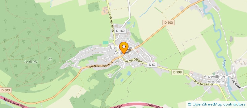 localisation de l'entreprise MADAME CHRISTIANE CONTANT à CLERMONT-EN-ARGONNE
