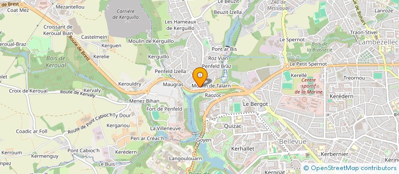 localisation de l'entreprise MADAME CHRISTIANE CORNEN à BOHARS