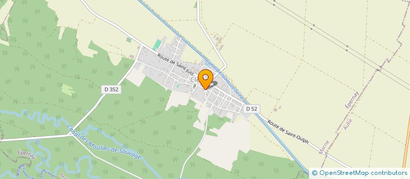 localisation de l'entreprise MADAME CHRISTIANE CORPEL  LA CELLE SOUS CHANTEMERLE