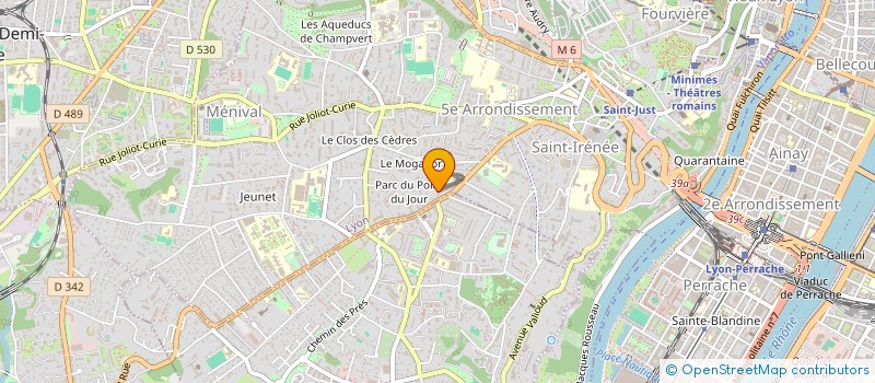 localisation de l'entreprise MADAME CHRISTIANE COUPE à LYON