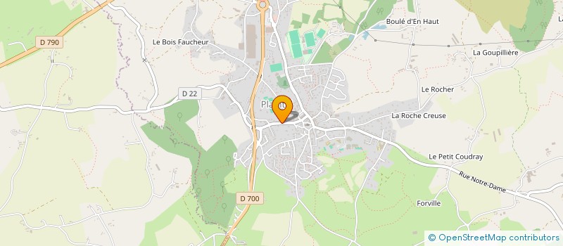 localisation de l'entreprise MADAME CHRISTIANE COURCOUX  PLAINTEL