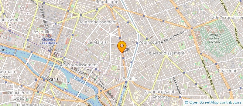 localisation de l'entreprise MADAME CHRISTIANE CUCUAT  PARIS