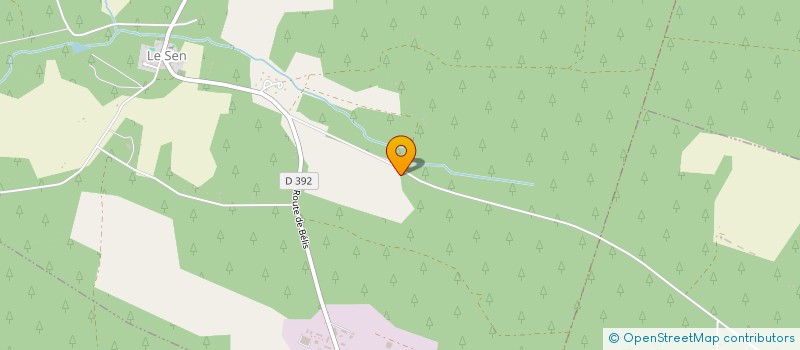 localisation de l'entreprise MADAME CHRISTIANE DE BROUWER  BROCAS