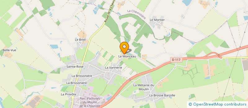 localisation de l'entreprise MADAME CHRISTIANE DE MONTECLERC  SAINT-PHILBERT-DE-GRAND-LIEU