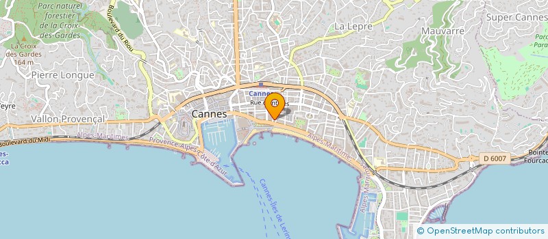 localisation de l'entreprise MADAME CHRISTIANE DE PERRE à CANNES