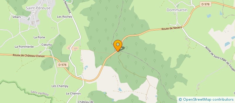 localisation de l'entreprise MADAME CHRISTIANE DE SAINT MAUR  SAINT-PEREUSE