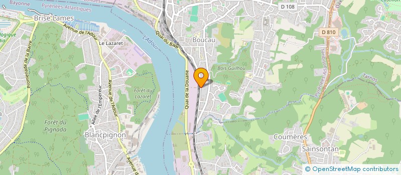 localisation de l'entreprise MADAME CHRISTIANE DECAP  BOUCAU