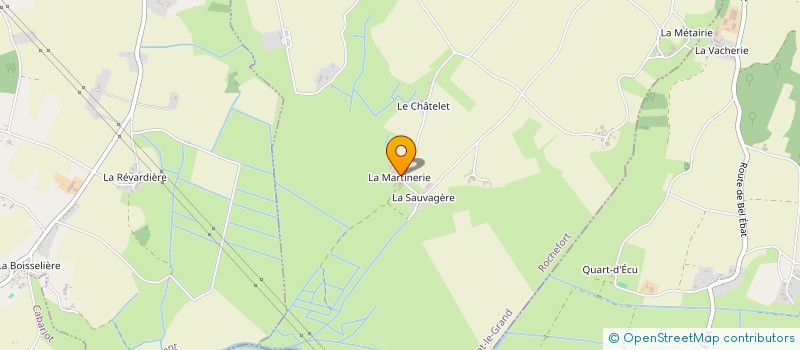 localisation de l'entreprise MADAME CHRISTIANE DEGAT  SAINT-COUTANT-LE-GRAND