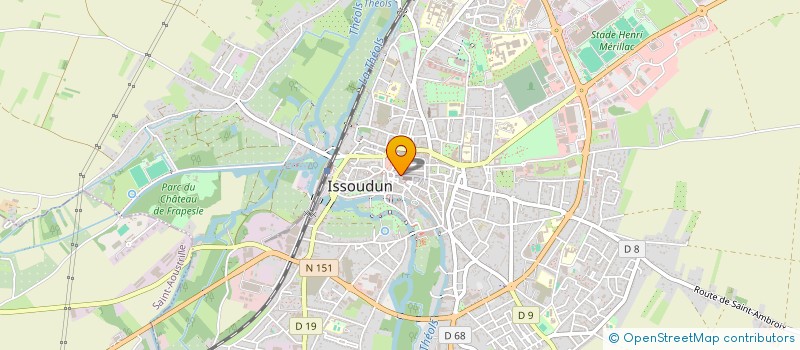 localisation de l'entreprise MADAME CHRISTIANE DEGUET  ISSOUDUN