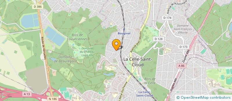 localisation de l'entreprise MADAME CHRISTIANE DEHON  LA CELLE-SAINT-CLOUD