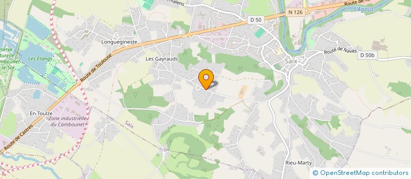 localisation de l'entreprise MADAME CHRISTIANE DEI-TOS  SAIX