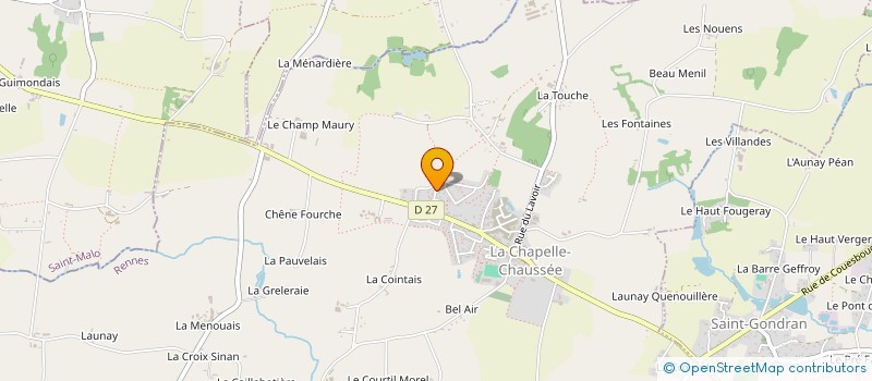 localisation de l'entreprise MADAME CHRISTIANE DELACROIX  LES IFFS