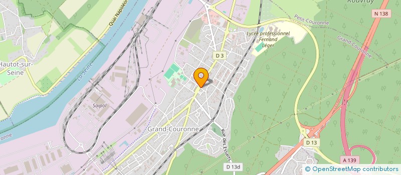 localisation de l'entreprise MADAME CHRISTIANE DELAHAYE à GRAND-COURONNE