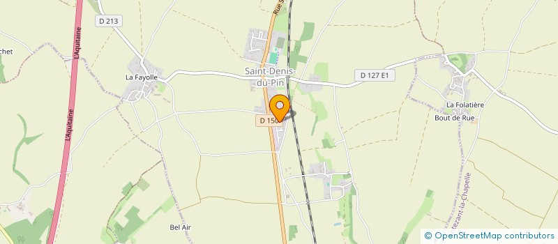 localisation de l'entreprise MADAME CHRISTIANE DELAHAYE  ESSOUVERT