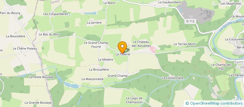 localisation de l'entreprise MADAME CHRISTIANE DELHOMMEAU  MONTREUIL LE CHETIF