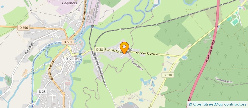 localisation de l'entreprise MADAME CHRISTIANE DEMIMIEUX  SARRALBE