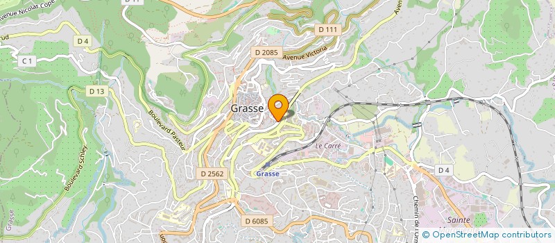localisation de l'entreprise MADAME CHRISTIANE DENOLLY à GRASSE