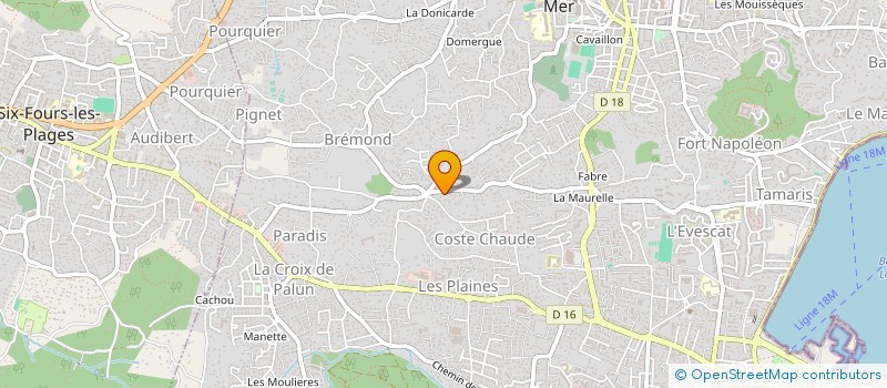 localisation de l'entreprise MADAME CHRISTIANE DEREPAS à LA SEYNE-SUR-MER