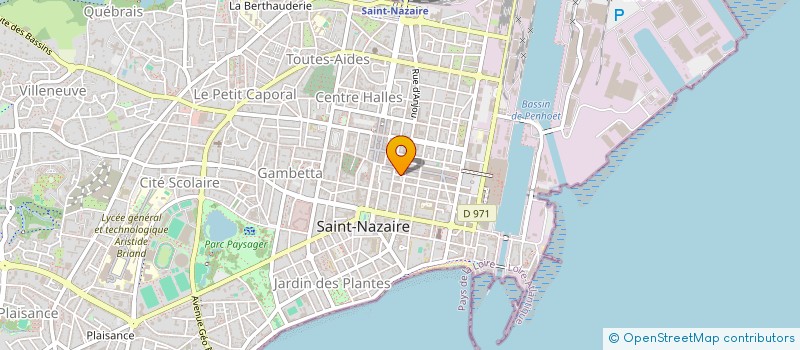 localisation de l'entreprise MADAME CHRISTIANE DEROUIN  SAINT-NAZAIRE