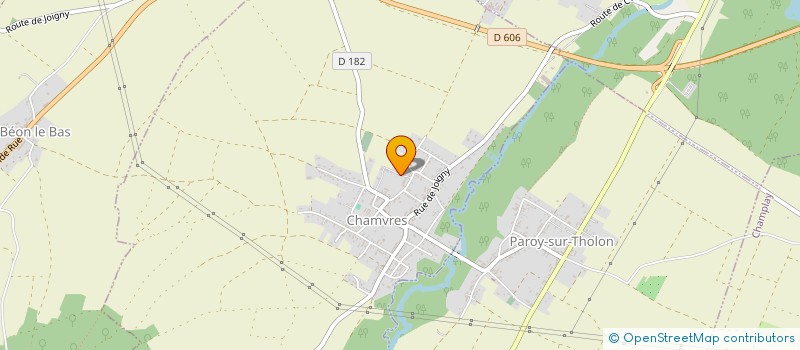 localisation de l'entreprise MADAME CHRISTIANE DESCHAMPS à CHAMVRES