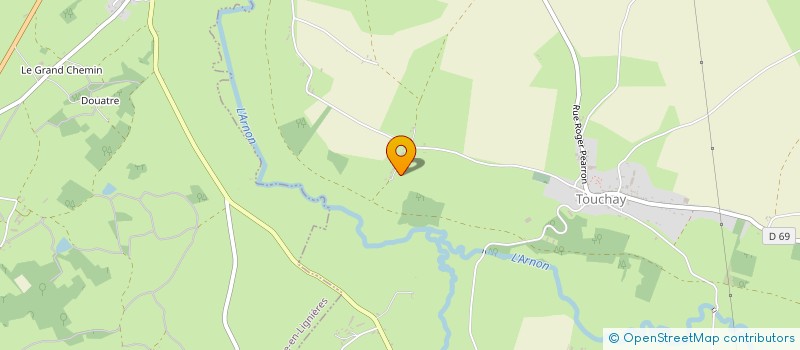 localisation de l'entreprise MADAME CHRISTIANE DESCLOUX  TOUCHAY