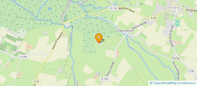 localisation de l'entreprise MADAME CHRISTIANE DESMARS  TREVIERES