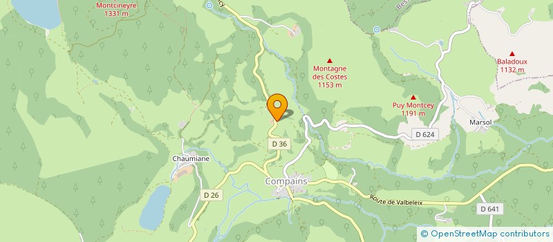 localisation de l'entreprise MADAME CHRISTIANE DESSERRE à BESSE-ET-SAINT-ANASTAISE