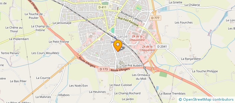 localisation de l'entreprise MADAME CHRISTIANE DEVAUX  JANZE