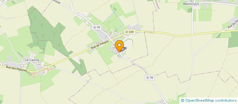 localisation de l'entreprise MADAME CHRISTIANE DEVILLERS  LIENCOURT